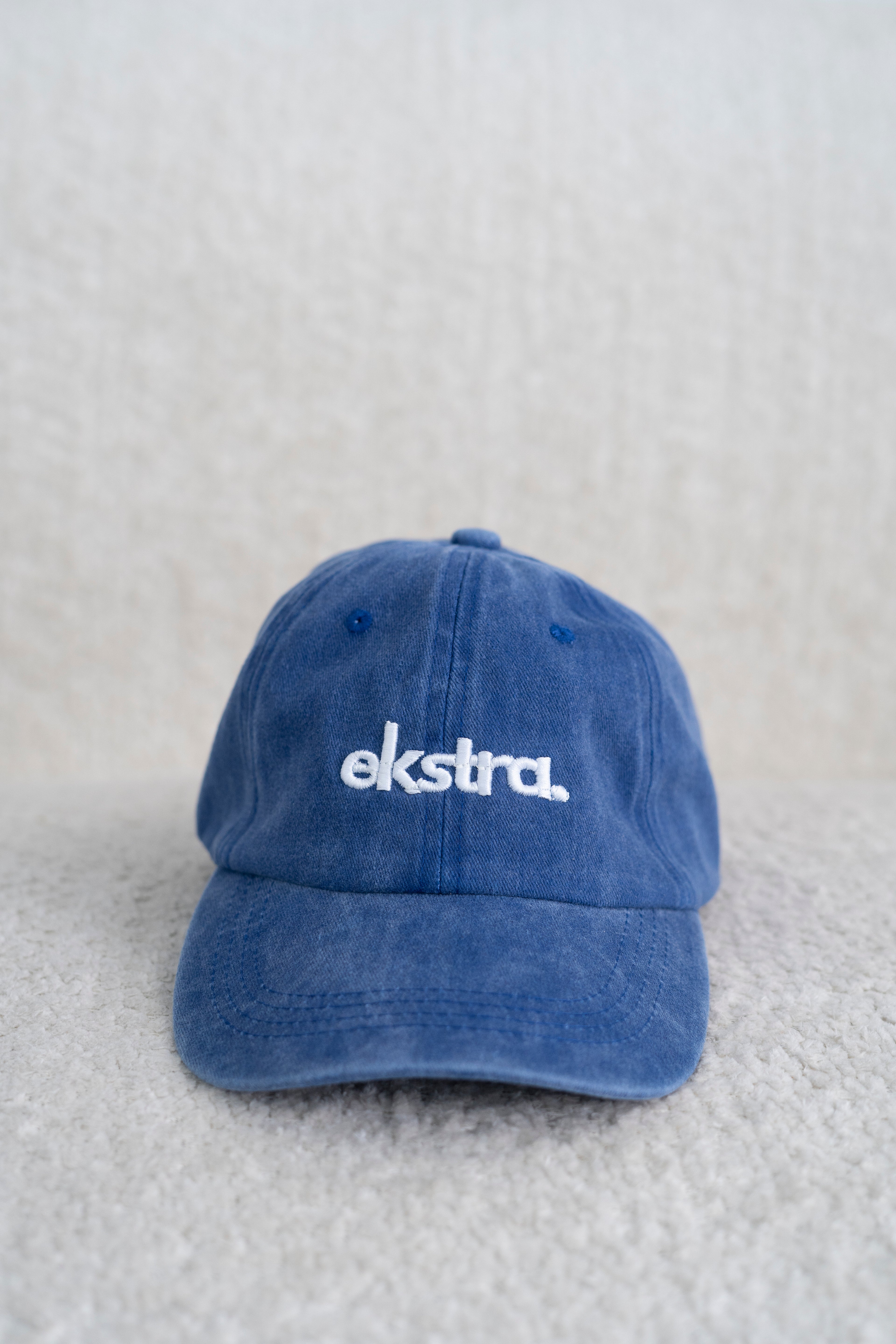 Cap washed Blue