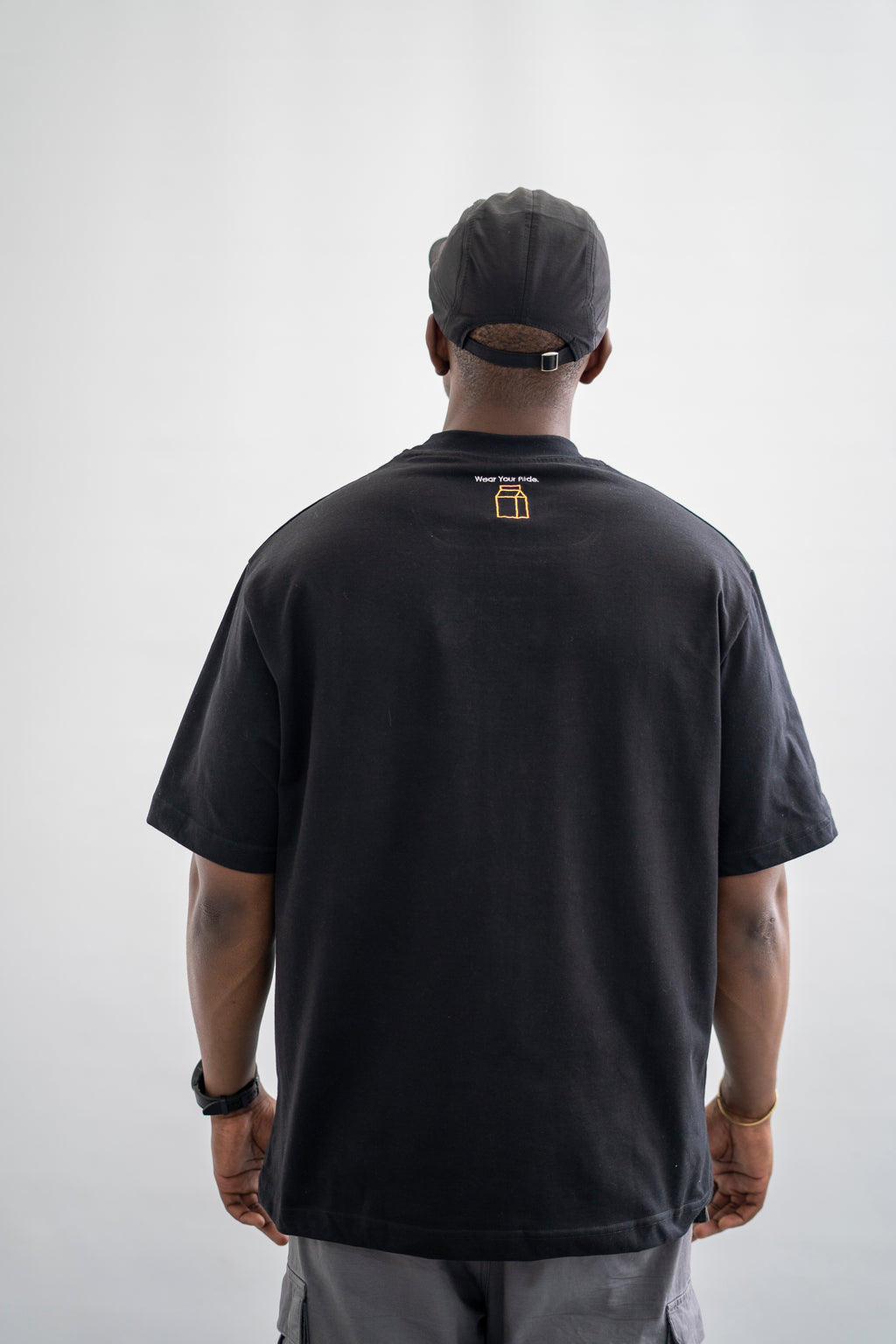Oversized T-shirt Black 240gsm